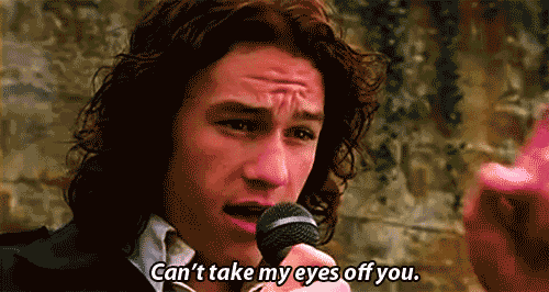 Heath Ledger in the movie 10 Things I Hate About You